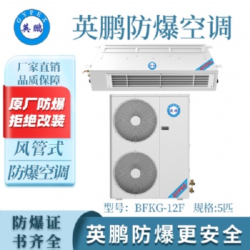 英鹏(GYPEX)防爆空调冷暖5P 化学品实验室制药厂防爆风管机5匹BFKG-12F