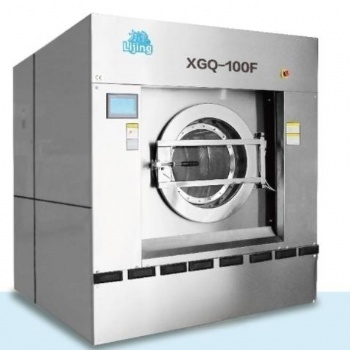 广州力净 XGQ-100F全自动全钢工业洗脱机 100kg大型洗衣机 洗衣厂水洗机
