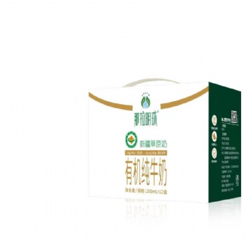 新疆那拉本源有机纯牛奶200ml 厂家直发