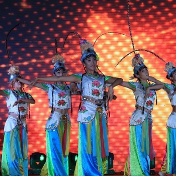 青岛灯光音响大屏租赁，魔术变脸，年会开场舞蹈主持人