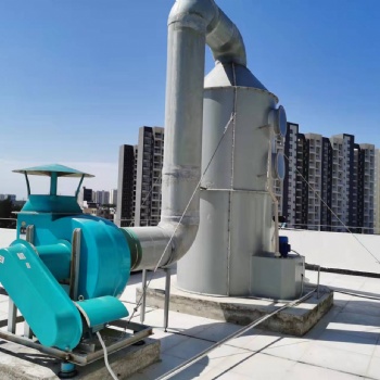 广西实验室废气处理工程，实验室通风工程，酸雾喷淋塔定制安装