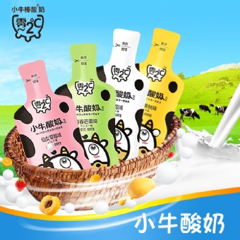 小牛酸奶儿童常温乳酸菌饮品饮料酸牛奶原味、草莓味、黄桃味、芒果味 5KG OME