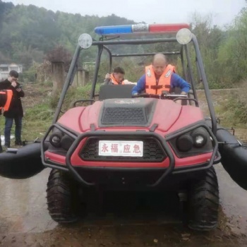 八轮驱动救援车应急防汛设备 海陆两用越野专用车
