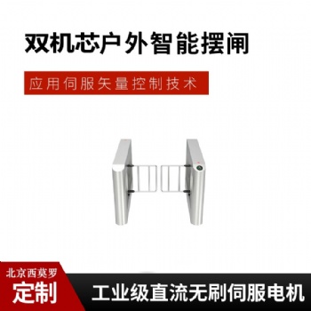 西莫罗厂区门口室外防撞门禁摆闸