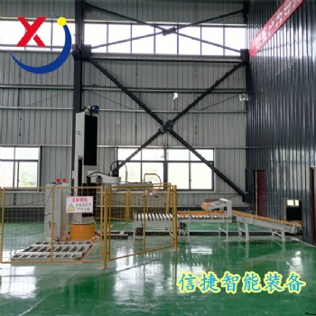 信捷立柱码垛机砂浆行业使用优势