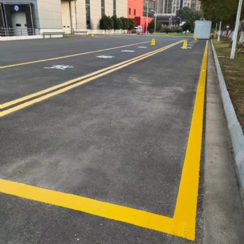 苏州通安地面划线，苏州厂区道路单车道双车道标线价格