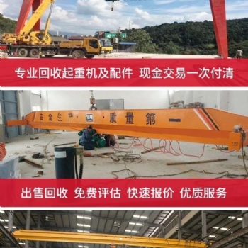 杭州地区，露天龙门吊，单梁天车吊，双梁天车吊回收拆除
