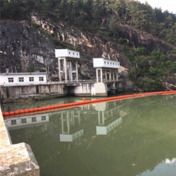 天蔚河道水面拦污浮排聚乙烯材质