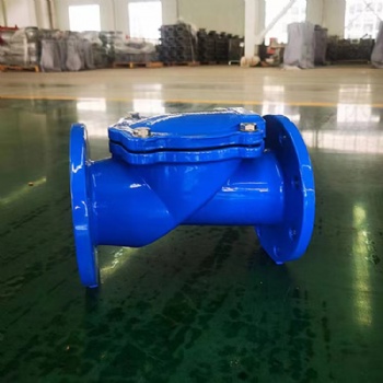 钱成牌 H44X-16Q法兰单向止回阀 球墨铸铁软密封止回阀 橡胶瓣式止回阀