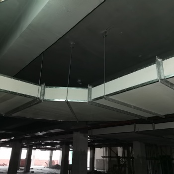 镁晶·恒安诺?·金属复合耐火风管板 可节约10cm空间，耐火极限可达2h，支持现场抽检