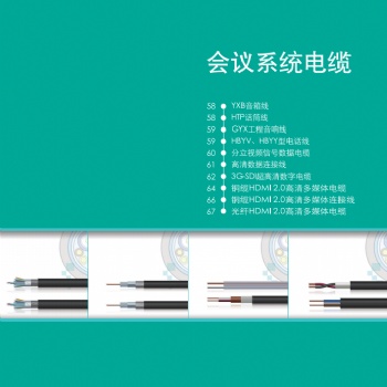 天诚会议系统电缆，苏州爱普特