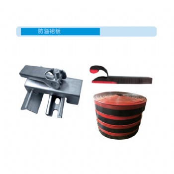 防溢裙板夹持器供应 美奂复合聚氨酯挡煤皮子