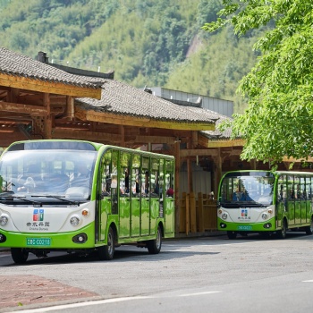 湖南观光电动摆渡车 电动观光车