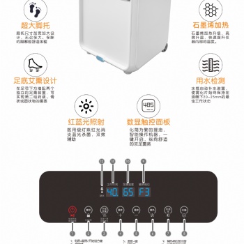 厂家供应足浴盆全自动按摩家用美容院搓脚泡脚神器波动足熏仪