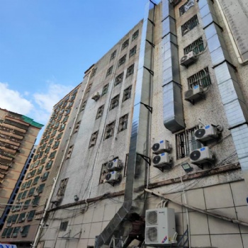 深圳鑫旺酒店酒楼餐馆餐饮通风管道加工厂家安装排烟管道工程