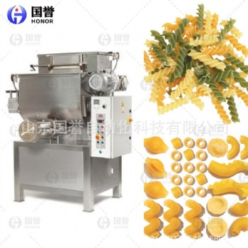 工厂斜切通心粉螺旋意面加工设备 空心管通心粉生产线