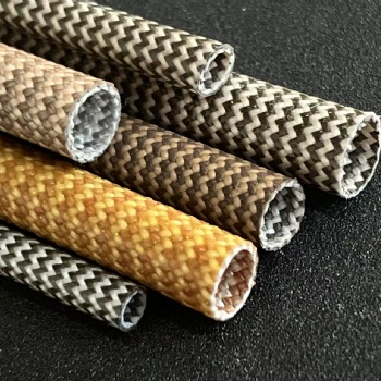 黄色抗撕裂花纹套管 耐高温 耐化学品 东莞市富朗特绝缘材料有限公司