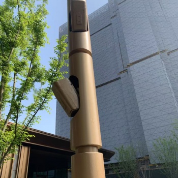 不锈钢道路监控立柱监控安装立杆