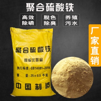 聚合硫酸铁 污水处理药剂 高效脱色除磷 厂家直发 现货