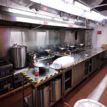 广州唐阁酒店酒楼大型企业职工食堂商用厨房设备工程设计安装公司